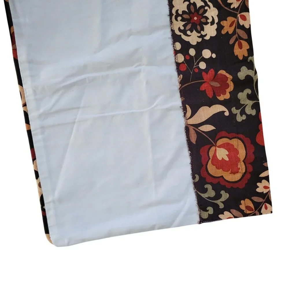 Curtains‎ Co Daphne Filler Valance 50x13 Swag Valance 100x30 Set Harvest Floral